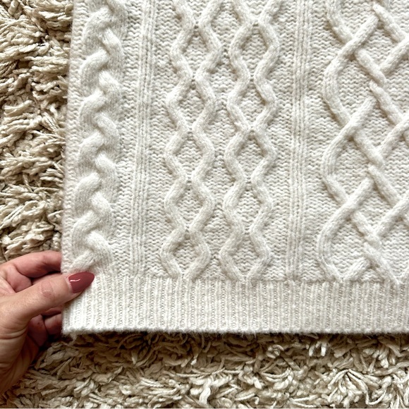 Favorite Daughter Wool Cashmere Cable Knit Skirt - Picture 6 of 11